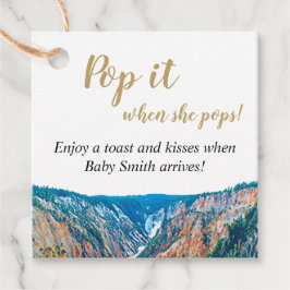 彼女ポップ・アートのがポップする！山素朴の滝 フェイバータグ