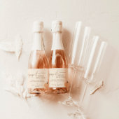 彼女ポップ・アートのがポップの赤ちゃんシャワーの好意をカボチャ スパークリングワインラベル