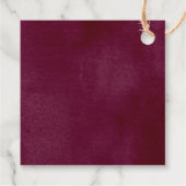 彼女ポップ・アートのがポップを燃やすカボチャの秋シャワー時に フェイバータグ (裏面)