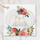 彼女ポップ・アートのがポップを燃やすカボチャの秋シャワー時に フェイバータグ (正面)