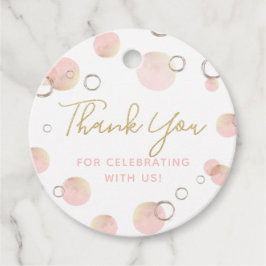 彼女ポップ・アートのがポップメッセージカードありがとうラベル フェイバータグ