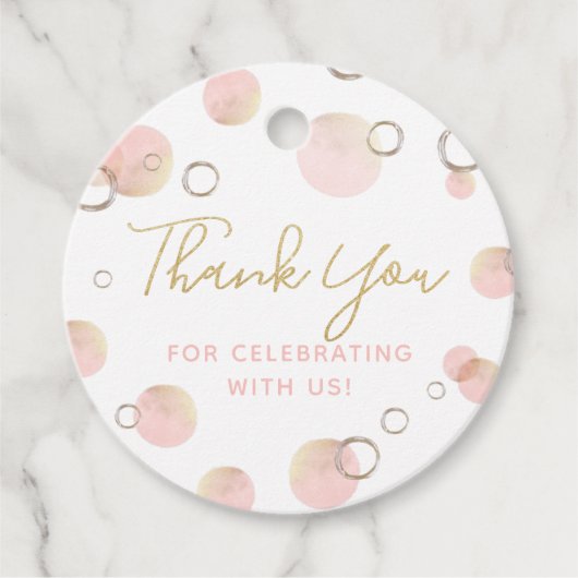 彼女ポップ・アートのがポップメッセージカードありがとうラベル フェイバータグ (正面)