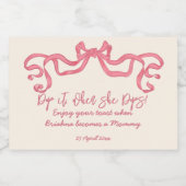 彼女ポップ・アートのがポップヴィンテージ スパークリングワインラベル (シングルラベル)