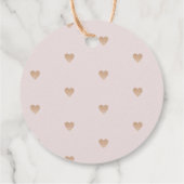 彼女ポップ・アートのがポップ赤面フローラメッセージカード フェイバータグ (裏面)