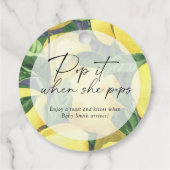 彼女ポップ・アートのがポップ – 柑橘類レモン – フェイバータグ (裏面)