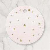 彼女ポップ・アートのがミニワインボトルラベルをポップするとき、好意 フェイバータグ (裏面)