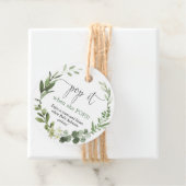 彼女ポップ・アートのがユーカリの赤ちゃんシャワーをポップするとき フェイバータグ (インサイチュ)