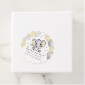 彼女ポップ・アートのが象の赤ちゃんシャワーをポップするとき フェイバータグ (インサイチュ)