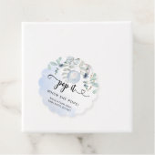 彼女ポップ・アートのが赤ちゃんシャワーをポップする時は冬 フェイバータグ (インサイチュ)