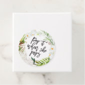 彼女ポップ・アートのが赤ちゃんシャワーパーティーをポップするとき フェイバータグ (インサイチュ)