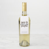 彼女ポップ・アートのが赤ん坊のシャワーをポップするとき ボトルネックタグ (ボトル)