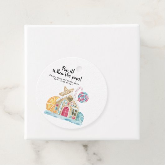 彼女ポップ・アートののポップだ!クリスマスハウス フェイバータグ (インサイチュ)