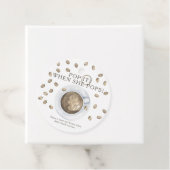 彼女ポップ・アートののポップだ！コーヒー赤ちゃんシャワー フェイバータグ (インサイチュ)