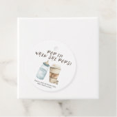 彼女ポップ・アートののポップだ！ベビーは赤ちゃんシャワーを浴びている フェイバータグ (インサイチュ)