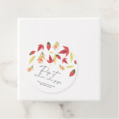 彼女ポップ・アートののポップ – 葉の秋- フェイバータグ (インサイチュ)