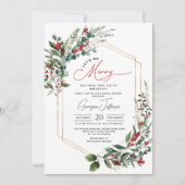 彼女メリーがブライダルシャワーする前結婚したに 招待状 (正面)