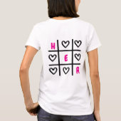 彼女モダンのバレンタインデー Tシャツ (裏面)