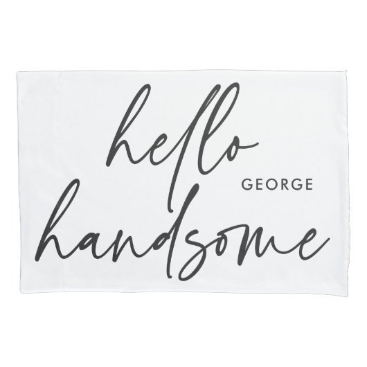 彼女モダンのモダン白黒贈与枕ケース 枕カバー (正面左)