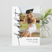 彼女モダンは卒業写真を撮った 招待状 (スタンド正面)