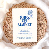 彼女モダンは市場から外れている農家ブライダルシャワー 招待状