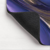 彼女モダンへの贈り物 – ブルーパープルと金ゴールド マウスパッド (コーナー)