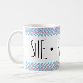 彼女代名詞(She/Her/Hers) コーヒーマグカップ