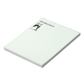 「彼女信じの感動的引用文 ノートパッド (回転)