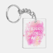 彼女信じはそうすることができた キーホルダー (正面左)