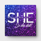 彼女信じはそうすることができた フォトプラーク (正面)