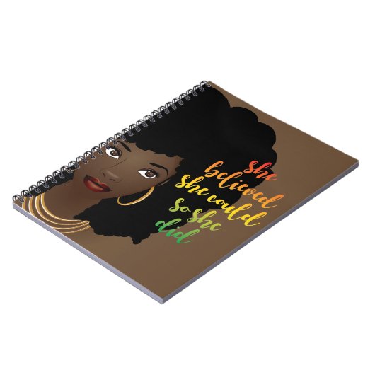 彼女信じはそうすることができた |ブラウン ノートブック (左側)