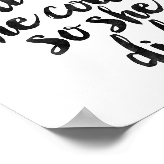 彼女信じはそうすることができた ポスター (角)