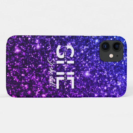 彼女信じはそうすることができた Case-Mate iPhoneケース (裏面(横))