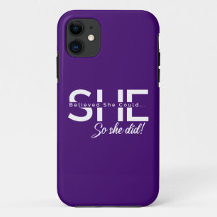 彼女信じはそうすることができた iPhone 11 ケース