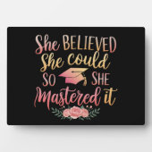 彼女信じはできるほどそれをマスターした フォトプラーク (正面)