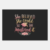 彼女信じはできるほどそれをマスターした ラッピングペーパーシート (正面)