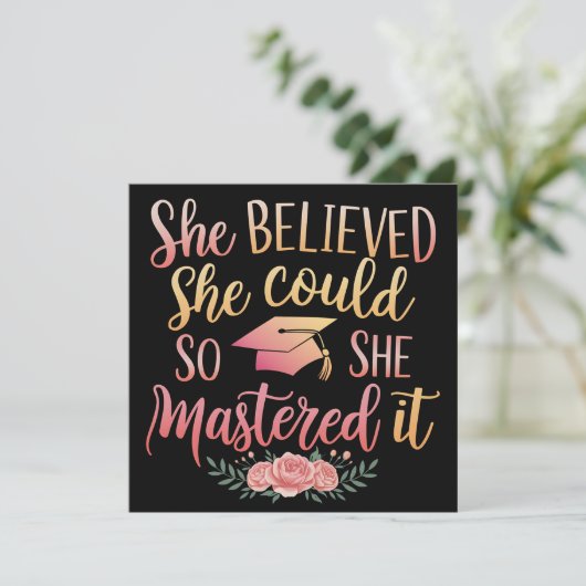 彼女信じはできるほどそれをマスターした 招待状 (スタンド正面)