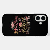 彼女信じはできるほどそれをマスターした Case-Mate iPhoneケース (裏面 (横))