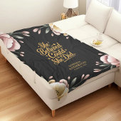 彼女信じはできる | エレガントフローラグラード名 フリースブランケット