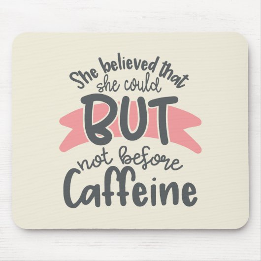 彼女信じはできる マウスパッド (正面)