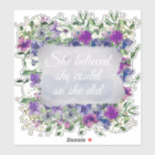 彼女信じはやっ感動的た シール (シート)