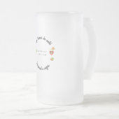 彼女信じはサングリアを持つことができた フロストグラスビールジョッキ (正面右)