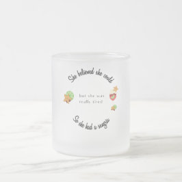 彼女信じはサングリアを持つことができた フロストグラスマグカップ