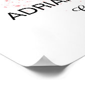 彼女信じはピンクの水色ハートを得た ポスター (角)