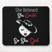 彼女信じはマウスパッドを行った マウスパッド (正面)