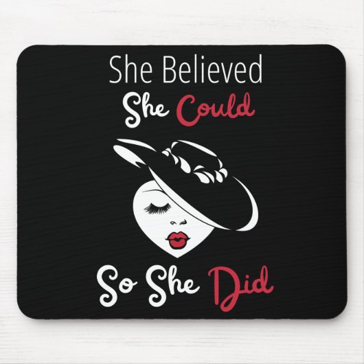 彼女信じはマウスパッドを行った マウスパッド (正面)