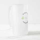 彼女信じはマルガリータを持っていた フロストグラスビールジョッキ (正面左)