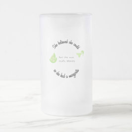 彼女信じはマルガリータを持っていた フロストグラスビールジョッキ