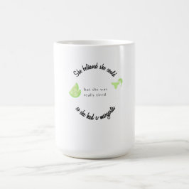 彼女信じはマルガリータを持っていた モーフィングマグカップ