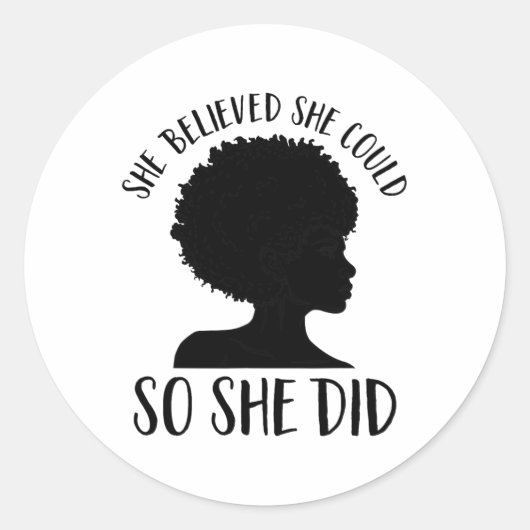 彼女信じはメラニン女王ジューを行った ラウンドシール (正面)