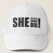 彼女信じは出来た! キャップ (正面)